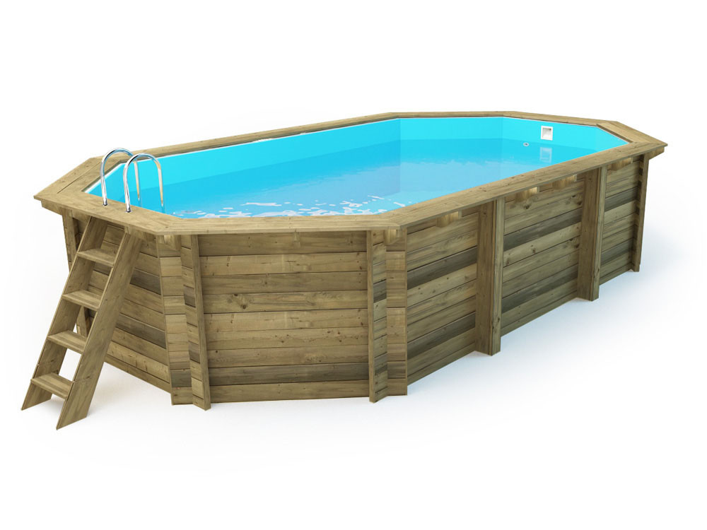 Piscine bois "Florida 145 " - 6.57 x 4.57 x 1.45 m