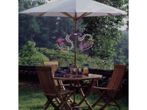 Eclairage de jardin "Umbrella" pour parasol - Enceinte arceau 2