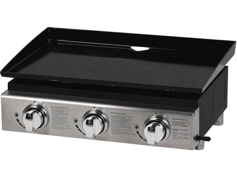 Plancha "Presto 3" - 3 Brûleurs - 7.5kW - Gris