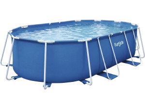 Piscine tubulaire Ovale "Tina" - 4,88 x 3,05 x 1,07 m
