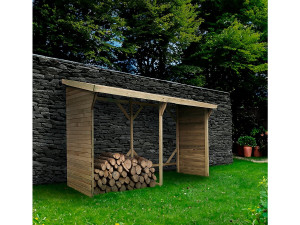 Abri bûches - 2.5 m² - 2.78 x 0.90 x 1.85 m- 5 Stères 2