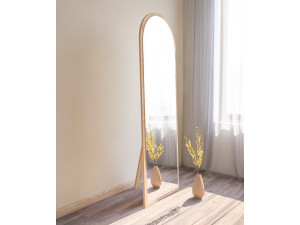 Miroir en bois "Emma" - 50 x 160 cm - Beige 2