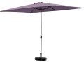 Parasol rectangulaire inclinable "Sol 2" - 2 x 3 m - Bleu - Violet