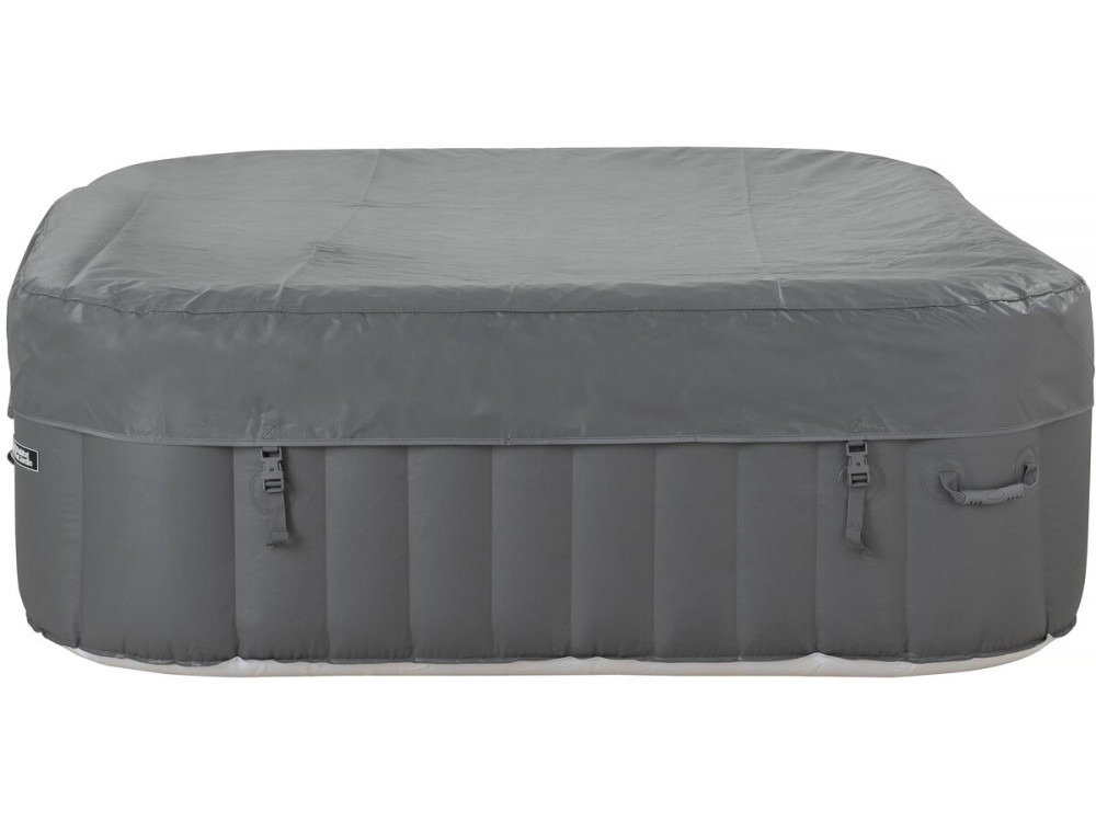 Spa gonflable "RIVIERA" en PVC - 6 places - Gris/blanc
