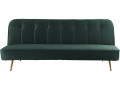 Canapé Clic Clac velours "James" - 180 x  83 x 75 cm - 3 places - Vert foncé. - Vert foncé
