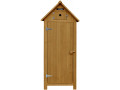 Armoire de jardin "Cabanon" - 77 x 54.5 x 179 cm - Marron - Marron
