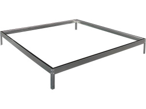 Embase pour serre polycarbonate"Hortensia" - 3,65 m² - 192 x 190 x 8 cm