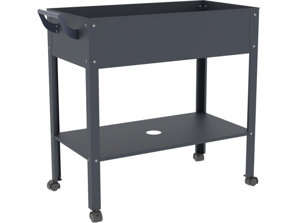Table de rempotage "Hibiscus" - 82 x 43 x 83 cm - Anthracite