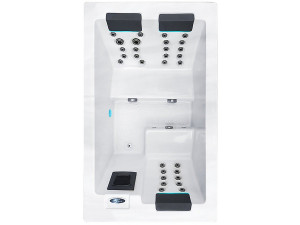 Spa " Serene 3 "  - 2 places assises + 1 allongée - 2.10 x 1.30 x 0.81 m 2