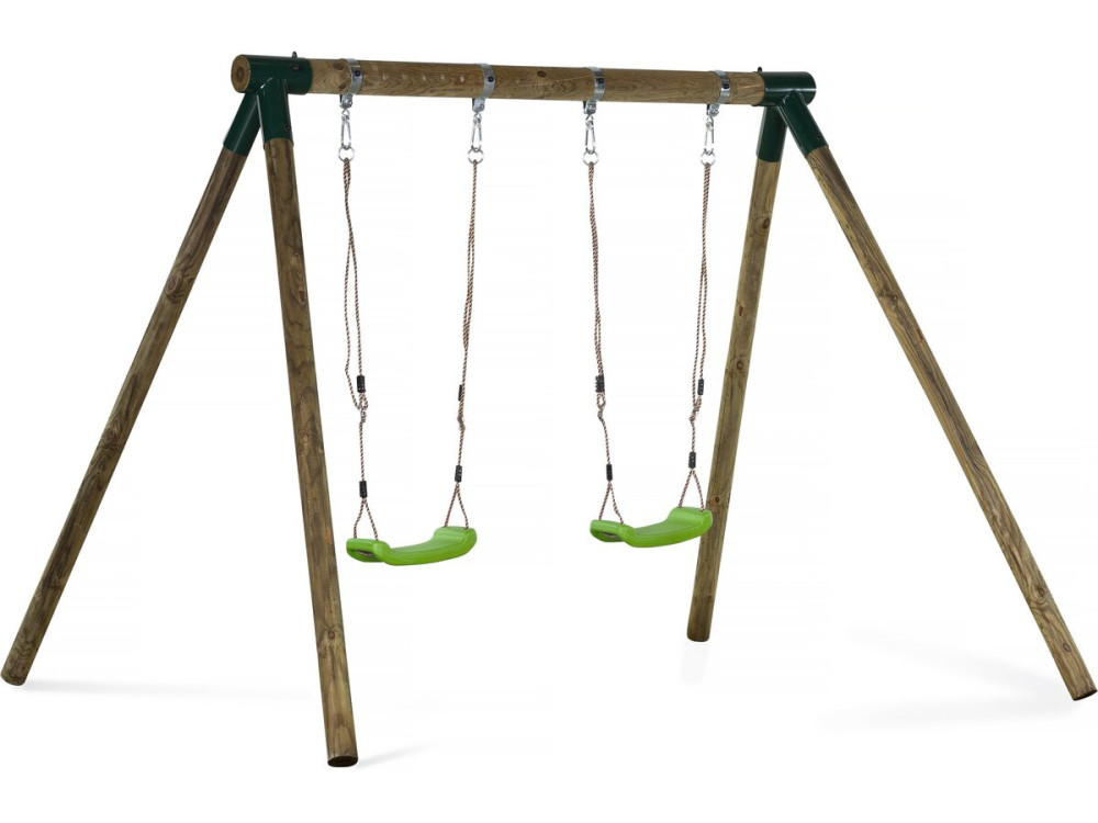 Portique bois "Eden" - Avec 2 balançoires.