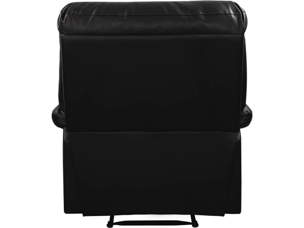 Fauteuil relax "Lincoln" - 90 x 89 x 103 cm - Noir