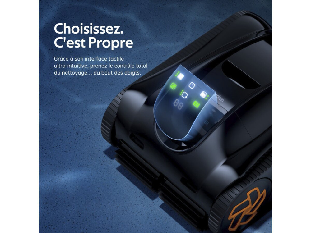 Robot piscine électrique sans fil - fond paroi et ligne d'eau - K25