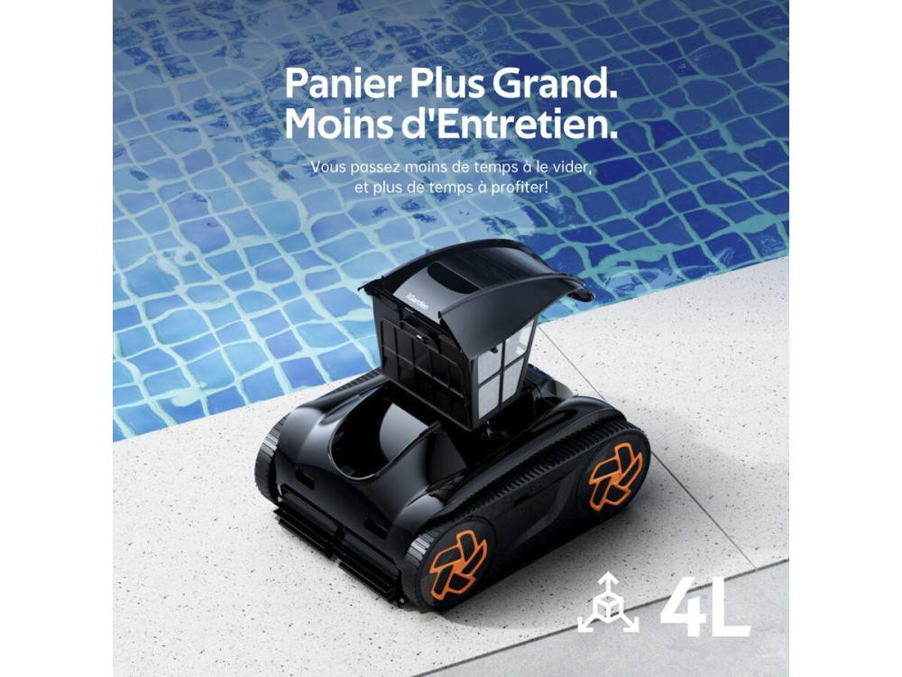 Robot piscine électrique sans fil - fond paroi et ligne d'eau - K25