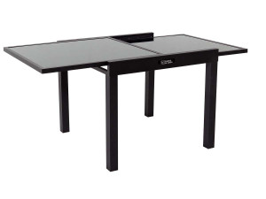 Table de jardin aluminium extensible "Porto 8" - Phoenix - Noir 2