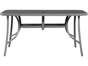 Table de jardin "Cordoba" - 6 places - Argenté 2