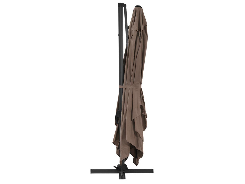 Parasol déporté "Sun 4" - 3 x 4 m - Taupe
