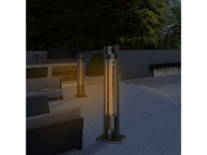 Chauffage électrique radiant "Tornado" - 2000W - Noir 2
