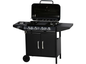 Barbecue gaz "Festa 5" - 5 brûleurs dont 1 latéral - 12.9 Kw- Noir 2