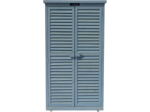 Armoire de jardin "Space" - 87 x 46.5 x 160 cm - Bleu ciel 2