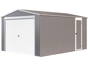Garage métal "Nevada" avec porte roulante - 15,61m²