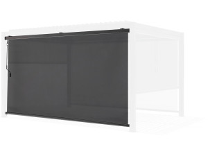 Store pergola bioclimatique - 277 x 208 cm - Gris anthracite