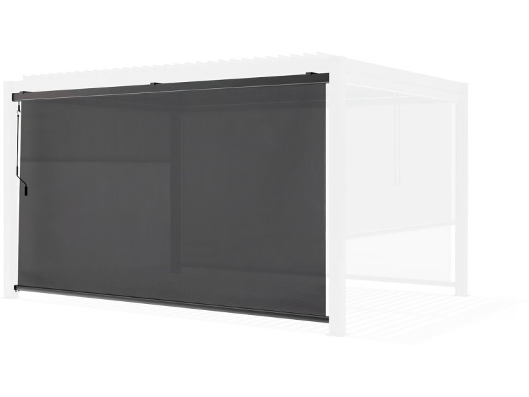 Store pergola bioclimatique - 277 x 208 cm - Gris anthracite