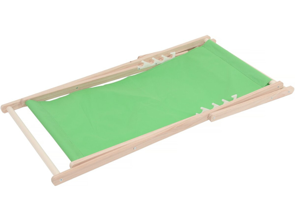 Lot de 2 transats en bois "Chilienne" - 107 x 56.5 x 81 cm - Vert