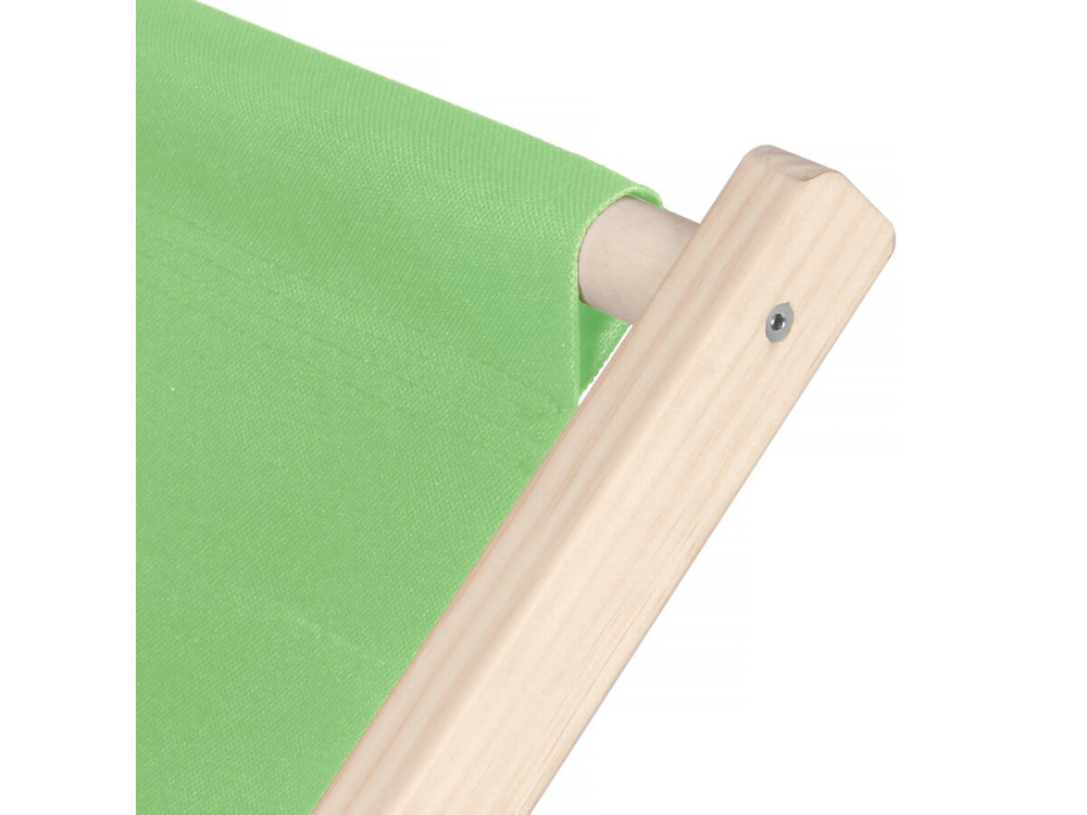Lot de 2 transats en bois "Chilienne" - 107 x 56.5 x 81 cm - Vert