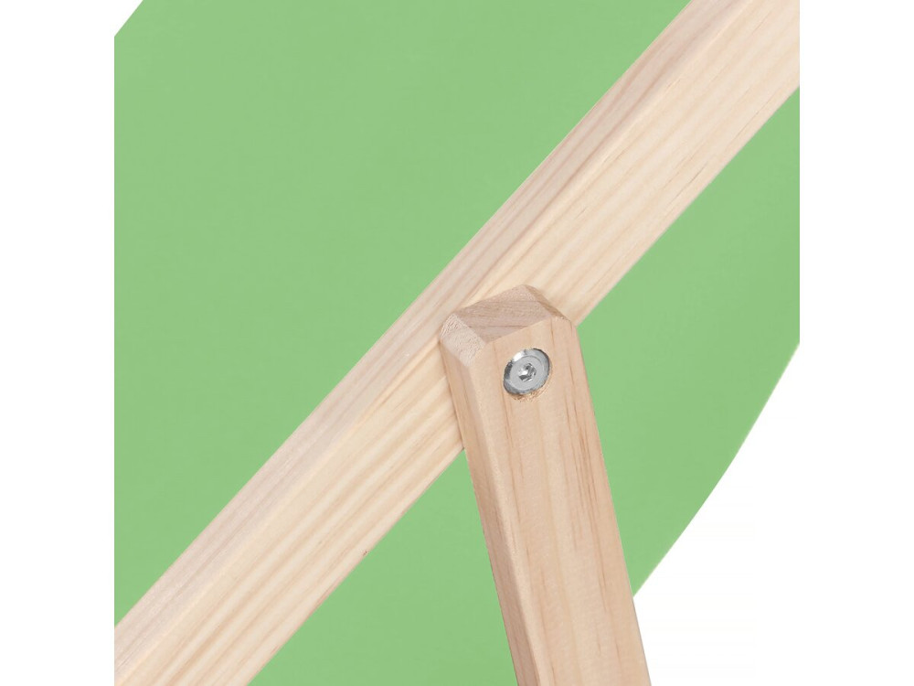Lot de 2 transats en bois "Chilienne" - 107 x 56.5 x 81 cm - Vert