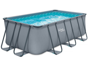 Piscine tubulaire "Ludo 2" - 4,01 x 2,01 x 1,22 m - Filtration 2,3 m3/h