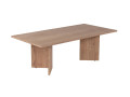 Table basse en bois "Sabin" - 60 x 119 x 40 cm - Noyer - Chêne Saphir