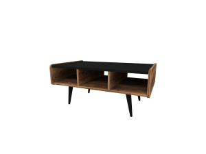 Table basse en bois "Line " - 90 x 56 x 40 cm - Noyer clair