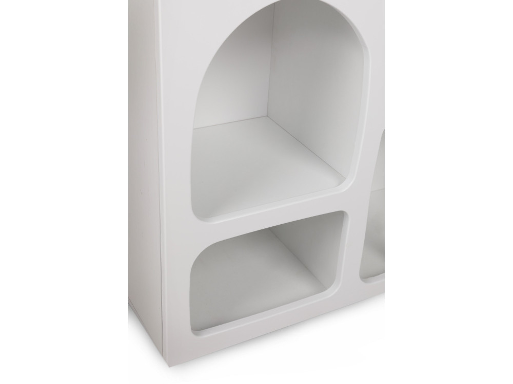 Buffet en bois "Liva" - 120 x 37 x 74 cm - Blanc