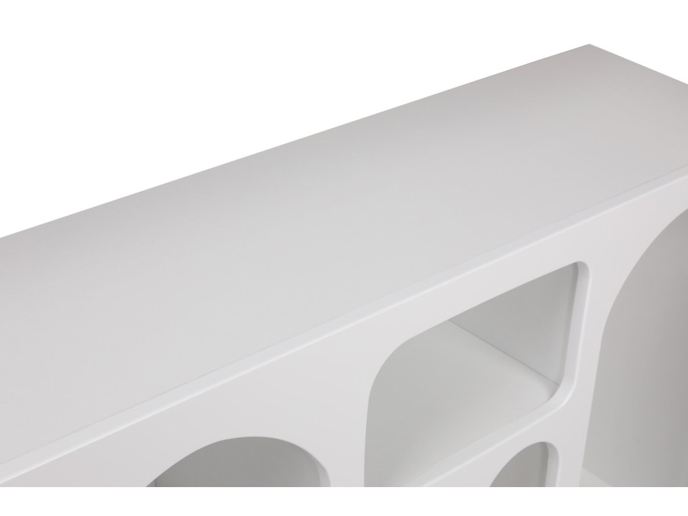Buffet en bois "Liva" - 120 x 37 x 74 cm - Blanc