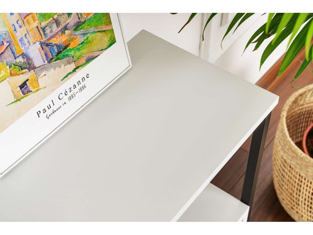 Buffet en bois "Solace" - 120 x 30 x 77 cm - Blanc