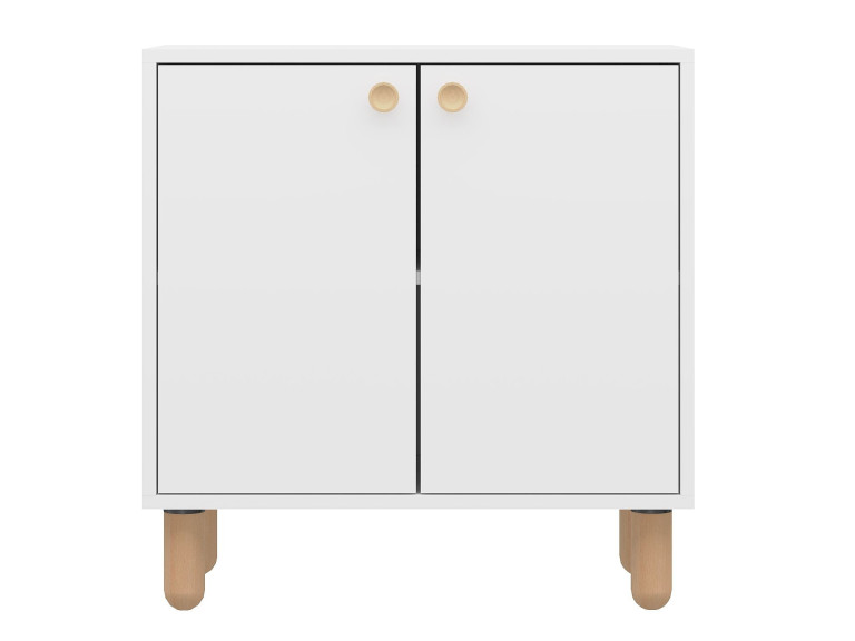 Buffet en bois "Lina" - 72 x 36 x 73 cm - Blanc