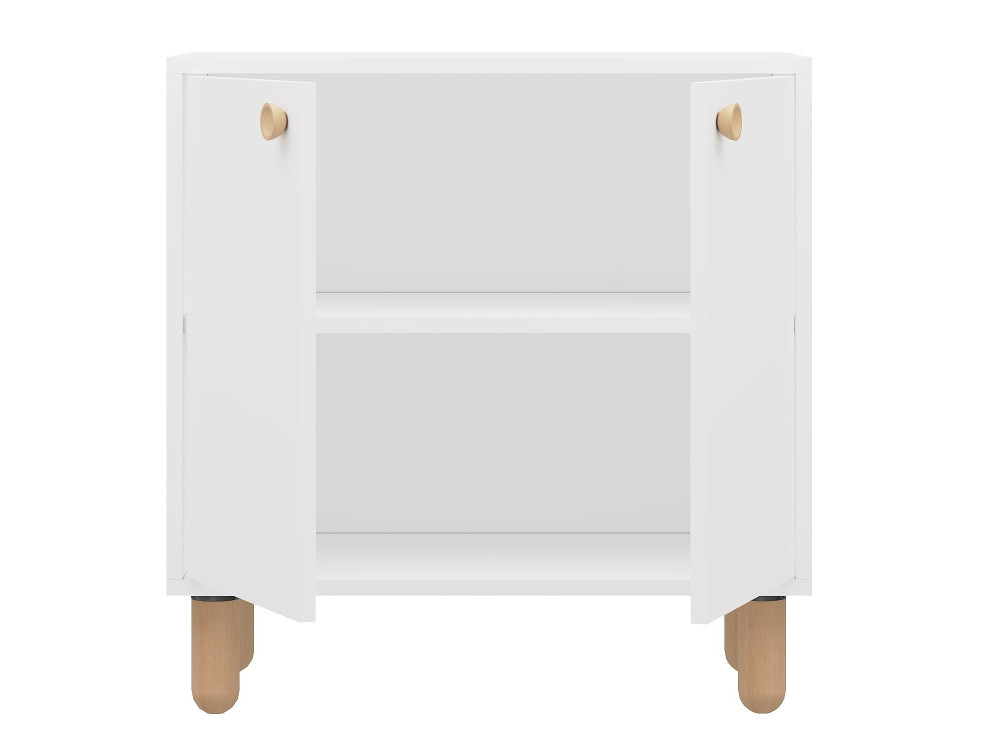 Buffet en bois "Lina" - 72 x 36 x 73 cm - Blanc