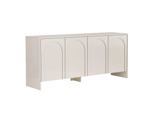 Buffet en bois "Arlen" - 180 x 45 x 80 cm - Crème