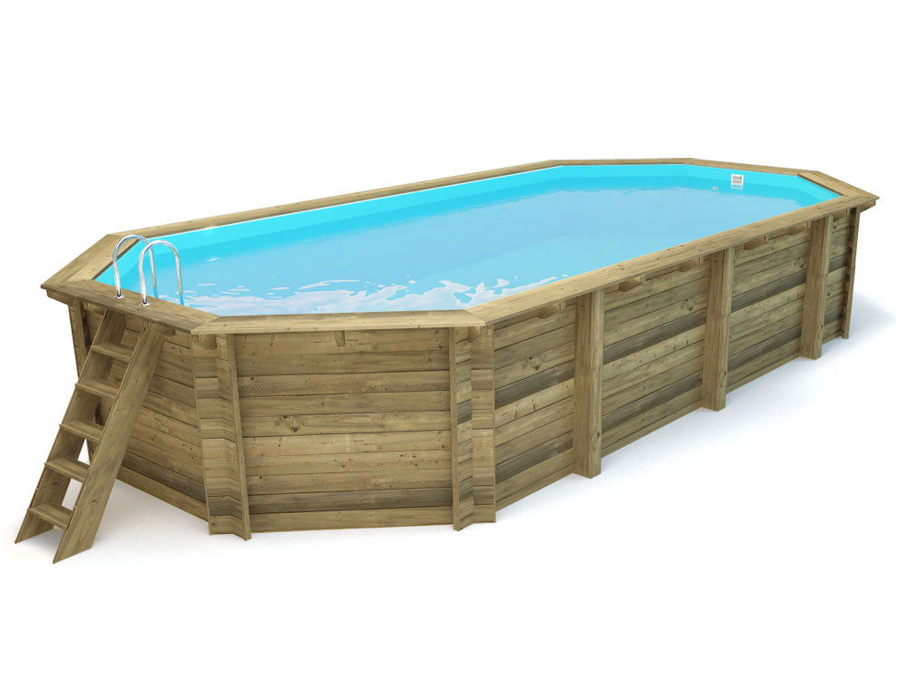 Piscine bois " Sevilla 145 " - 8.57 x 4.57 x 1.45 m
