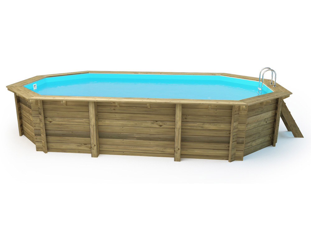 Piscine bois " Brazilia 130 "  5.86 x 3.86 x 1.31 m