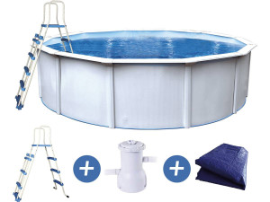 Piscine acier "Punta cana" - Ø 4.60 x 1.20 m