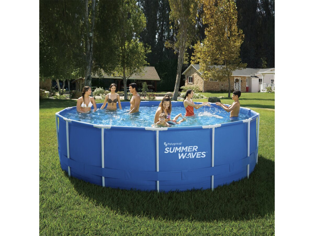 Piscine tubulaire - Ø 4,57 x 1,22 m - Sans filtration