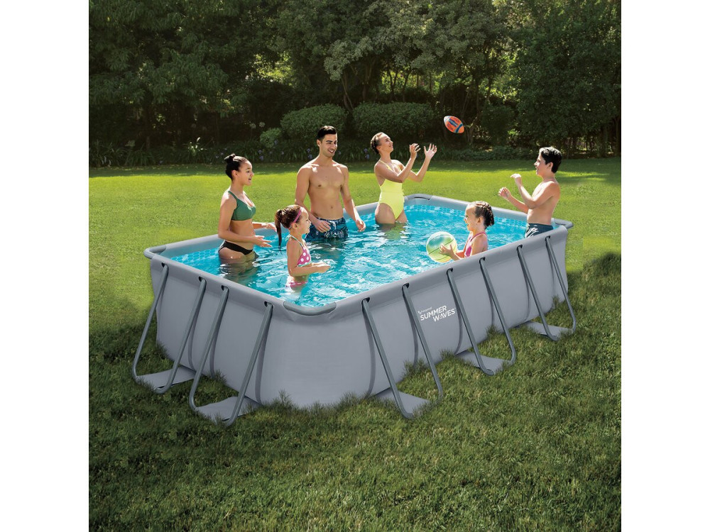 Piscine tubulaire LUDO 3 - 5.49 x 2.74 x 1.32 m - filtration à  sable 5,1m3/H