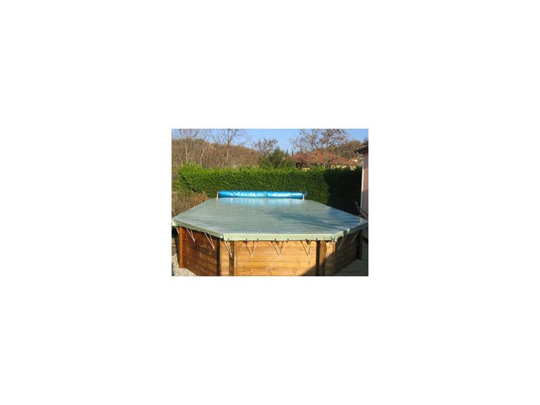 Bâche hiver hors sol  "Securitis HS" pour piscine Rio  - bleu