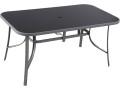 Table de jardin "Cordoba" - 6 places - Argenté - Argenté