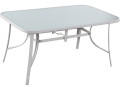 Table de jardin "Cordoba" - Phoenix - 6 places - Blanc - Blanc