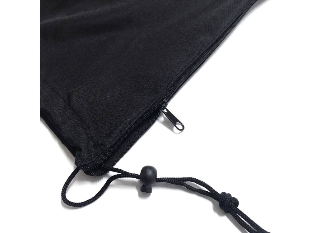Parasol jardin déporté Alu "Sun 4" - Rectangle - 3 x 4 m + Housse de protection - Gris