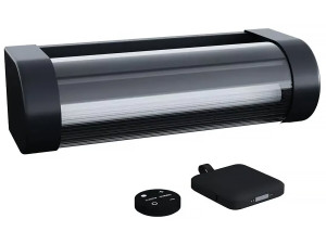 Applique solaire et rechargeable Booster " Loma "  150 à 900 Lumen - Noir