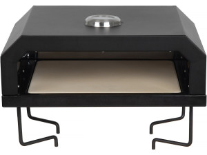 Four à pizza pour barbecue "Pizzello" - 40 x 35 x 28 cm - Noir