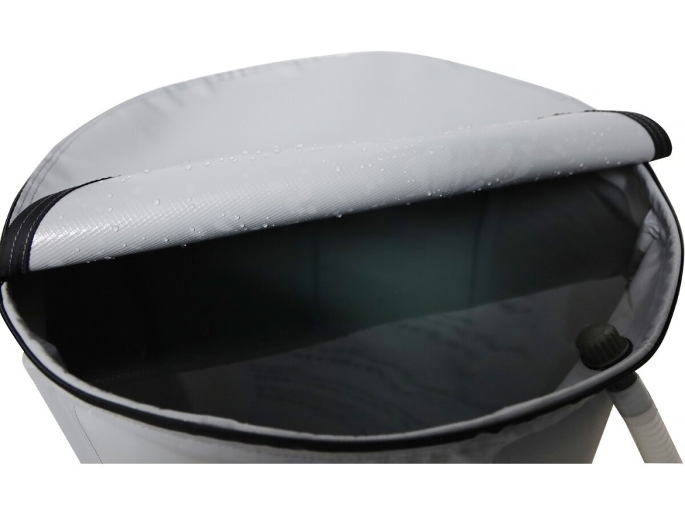 Récupérateur d’eau souple en PVC 250 L - Gris